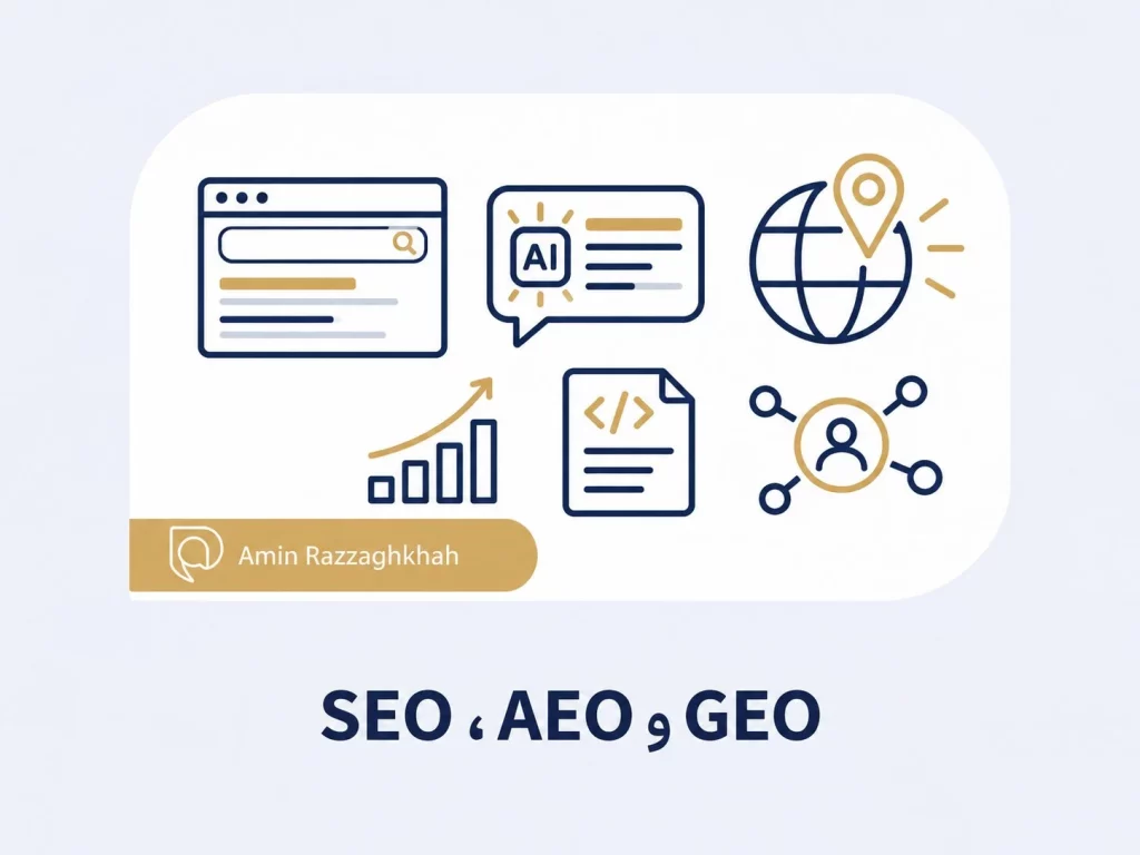  SEO، AEO و GEO